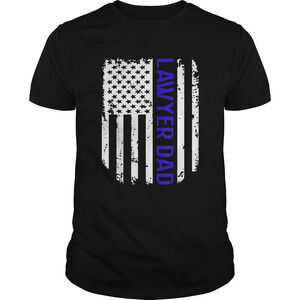 American Flag Proud Lawyer Dad Shirt